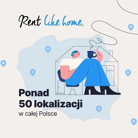 Functional With Ac Lechicka Very Berry By Renters Apartment Poznan